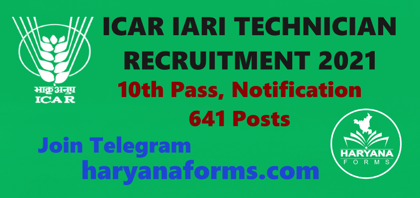 ICAR-IARI-Technician-2021-2022